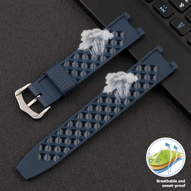 Rubber Men's Watch Strap for C - огляд і ціна Cartier Watch Tank