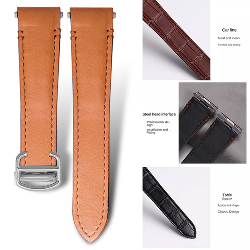 21mm 19mm Cow leather Watch St - огляд і ціна Cartier Watch Santos
