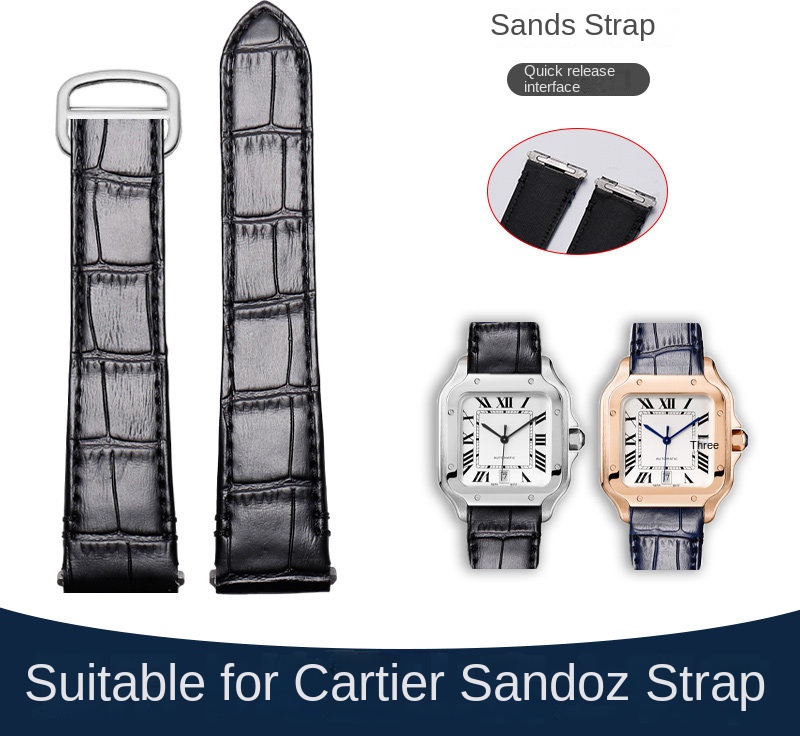 21mm 19mm Cow leather Watch St - огляд і ціна Cartier Watch Santos