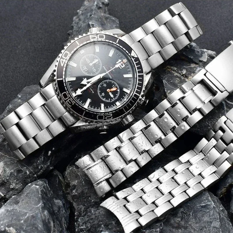 904L Stainless steel watchband - огляд і ціна Omega Watch Seamaster