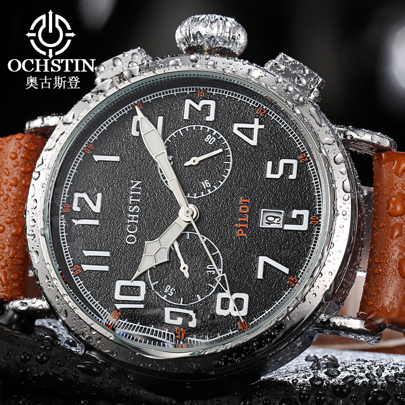 OCHSTIN Genuine Leather Strap  - огляд і ціна Leather Watch Band Men