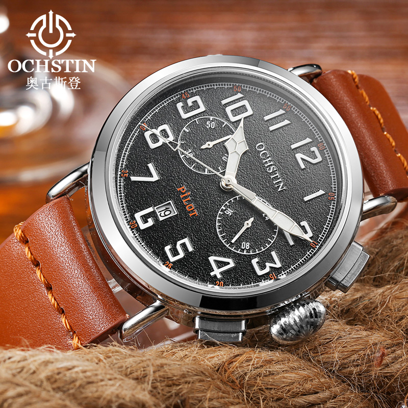 OCHSTIN Genuine Leather Strap  - огляд і ціна Leather Watch Band Men