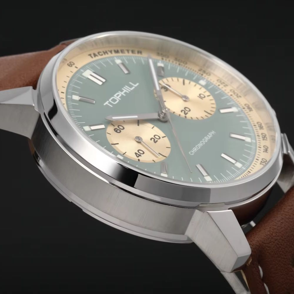 TOPHILL Vintage Racing Chronog - огляд і ціна Tropic Strap Vintage