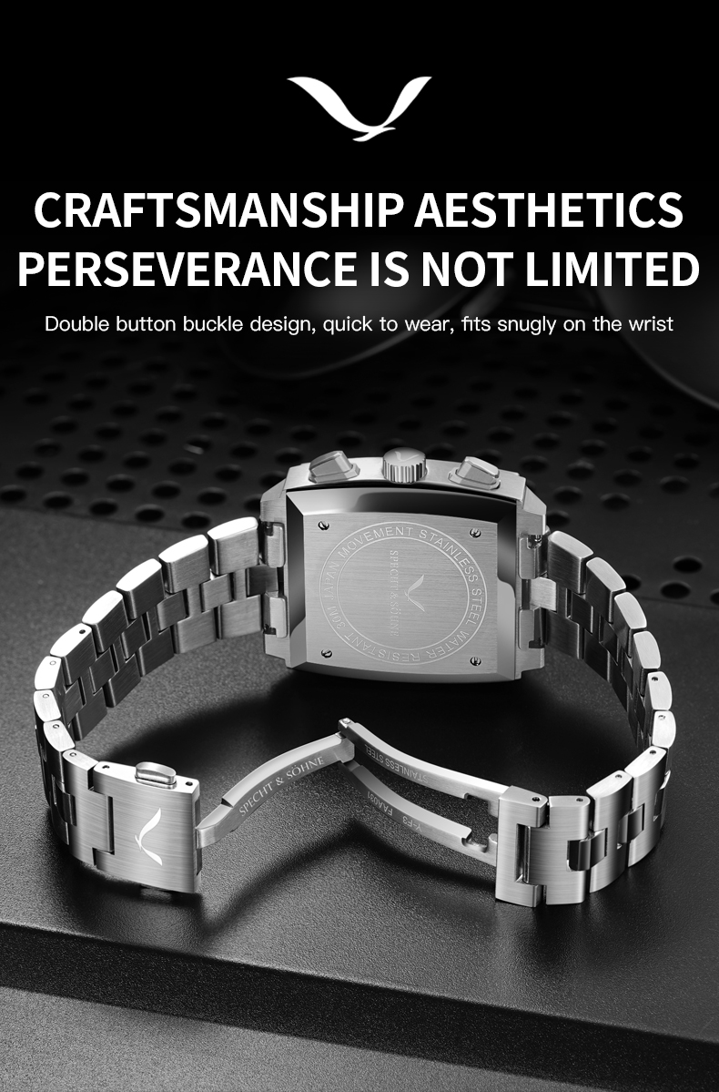 Specht&Sohne New Arrivals Japa - огляд і ціна Leather Watch Band Men